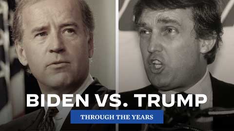 Biden For President - Biden Vs Trump Through The Years